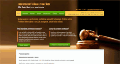 Desktop Screenshot of exekutor-ltm.cz